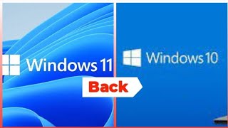 Downgrade windows 11 to windows 10 [upl. by Aseefan]