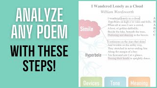 Analyze ANY Poem With These Steps [upl. by Eibber367]