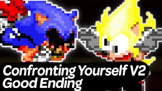 Vs Sonicexe Confronting Yourself V2 with Good Ending and New Content  Friday Night Funkin [upl. by Tannenbaum]