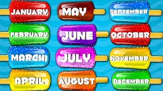 Months Of The Year Songs For Kids And children Preschool Videos For Baby [upl. by Kane311]