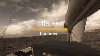 Reaching F27 Trimaran Ullapool to Lochinver Scotland [upl. by Ddahc]