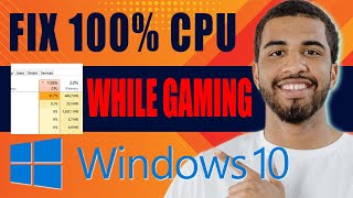 How to Fix 100 CPU Usage Windows 10 While Gaming 2024 [upl. by Twyla]