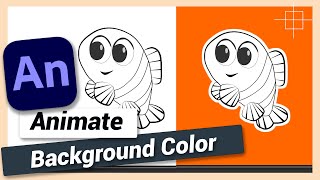 Change Background Color  Adobe Animate CC Tutorial [upl. by Crowe112]