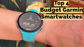 Top 4 Best Budget Garmin Watches in 2024 [upl. by Sofia]