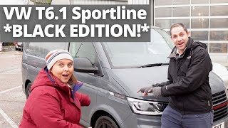 Drive and Review Volkswagen Transporter Sportline BLACK EDITION T61  Any Good [upl. by Attenohs]