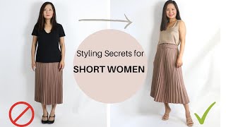 9 Style Secrets Every Short Woman should Know [upl. by Lorrin486]