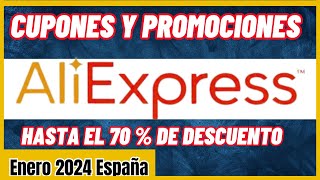 Aliexpress cupones de descuento y ofertas 2024Aliexpress cupones enero 2024 [upl. by Shaffer]