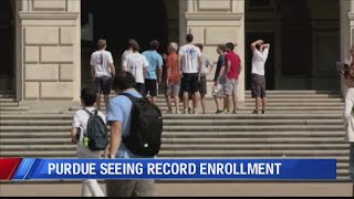 Purdue seeing record enrollment [upl. by Yelkreb]