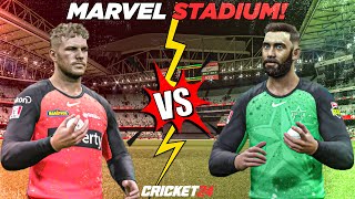 Melbourne Derby  Renegades vs Stars  BBL Exhibition Match in Cricket 24 [upl. by Annaili]