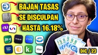 📈 ¿Quién PAGA MÁS en DICIEMBRE 2023  CETES bajan Hey banco se DISCULPA [upl. by Goff]