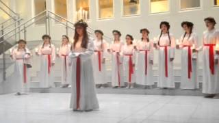 Saint Lucia Day Singing in Stockholm Sweden [upl. by Scottie91]