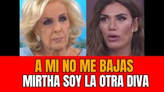 Explosivo Mirtha Legrand Baja a Flor de la V de Su programa para invitar a Otra LA RABIA DE FLOR [upl. by Elam]