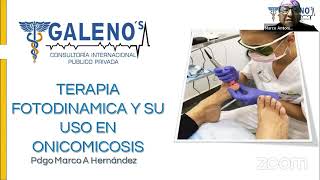 TERAPIA FOTODINÁMICA Y SU USO EN ONICOMICOSIS [upl. by Acinemod]