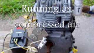 Motor Runs on Compressed Air [upl. by Ahcire]