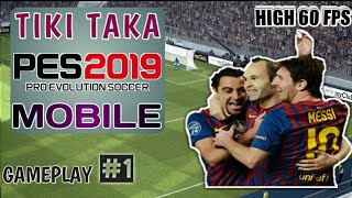 TIKI TAKA GAMEPLAY PES MOBILE [upl. by Avehstab]