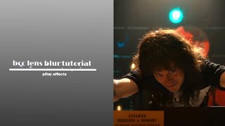 bcc lens blur tutorial how to remove the watermark  after effects [upl. by Elda289]