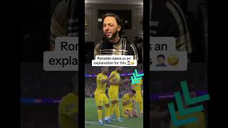 Ronaldo funny moment cristianoronalo ronaldo cr7 footballshorts funny soccer [upl. by Ereveneug]