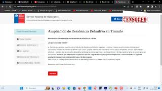 Ampliacion de Residencia Definitiva en tramite 2023 [upl. by Ylrebmic]