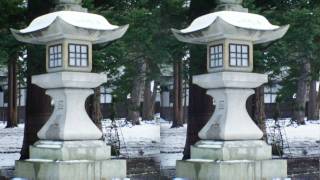 Sony NEX5 amp Loreo 3D Lens  3D Shrine [upl. by Esoj]