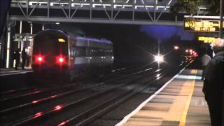 70013 Oliver Cromwell At Speed Through West Byfleet The Dorset Coast Express 20814 [upl. by Wolford]