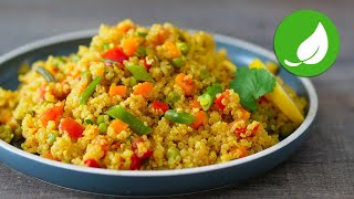 Vegan quinoa with vegetables recipe  better than meat 𑁍 Cookn feel [upl. by Fifi]