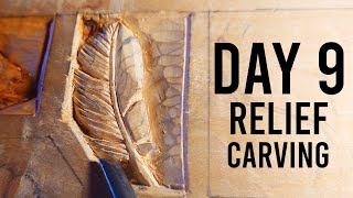 How to Carve a Feather  Day 9 [upl. by Ahsienor]