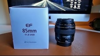 Canon EF 85mm f18 USM  Revisión en profundidad [upl. by Locke]