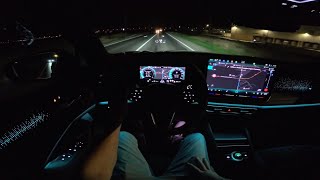 New Volkswagen Tiguan RLine 2024 Night Test Drive [upl. by Martica]