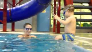 3yo William diving to 9 feet3m at the pool [upl. by Elleved218]