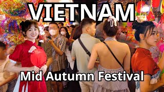 Mid Autumn Festival  Lantern Street 🇻🇳 Ho Chi Minh City Vibrant Nightlife [upl. by Ardnaet]