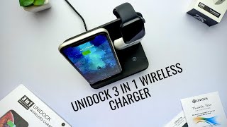 Unigen Unidock 3 in 1 Wireless Charger Unboxing And Review [upl. by Grimonia]