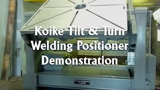 TiltTurn Welding Positioner Demonstration Video [upl. by Aanas]