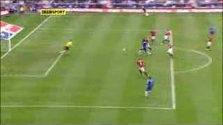 Drogba Goal vs ManU FA Cup Final [upl. by Dnilazor43]