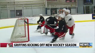 Griffins kicking off new hockey season [upl. by Short]