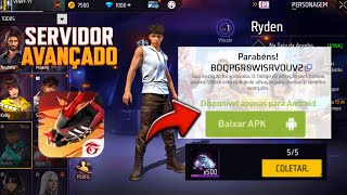 COMO BAIXAR E JOGAR NO SERVIDOR AVANÃ‡ADO DO FREE FIRE 2024 COMO COLOCAR O CÃ“DIGO [upl. by Seif846]