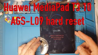 Huawei MediaPad T3 10 AGS L09 hard reset [upl. by Magee537]