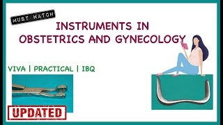 Obstetrics and gynaecology instruments  VIVA  NEET PG [upl. by Ydnor]