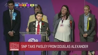 Mhairi Black defeats Douglas Alexander Our responsibility to rebuild [upl. by Suzann]