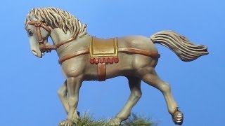 How to paint Horses for Warhammer quick amp easy [upl. by Tenahs705]