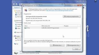 Desfragmentar un disco duro en Windows 7 [upl. by Jaquith]