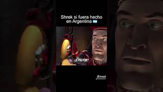 Shrek si fuera doblada en Argentina humorshrekcomediaxddd [upl. by Akirat]