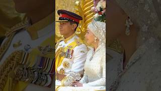 Bruneis Prince Abdul Mateen marries commoner fiancee Anisha Rosnah in royal wedding [upl. by Anilahs]