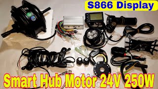 S866 Display Hub Motor Kit 24 Volt 250 Watt [upl. by Emie778]