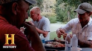 Swamp People The Landrys Crab Boil  History [upl. by Yehus198]