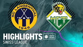 Langenthal vs Thurgau 43 nP – Highlights Swiss League [upl. by Garrity]