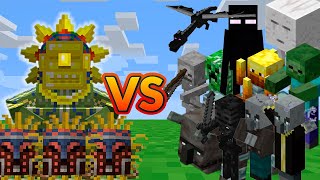 Barako The Sun Chief vs All Minecraft Mobs x100 [upl. by Aisined933]