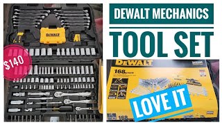 REVIEW DEWALT Mechanics Tools Kit and Socket Set 168Piece DWMT73803 I LOVE IT [upl. by Ancell]