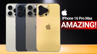 iPhone 16 Pro Max  FIRST LOOK AT NEW COLORS [upl. by Crofoot]