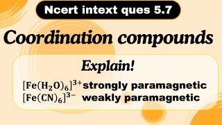 Ncert intext ques 57 coordination compounds [upl. by Leinadnhoj127]