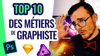 UN GRAPHISTE cest quoi 🧐 TOP 10 des métiers de Graphisme [upl. by Amandie]